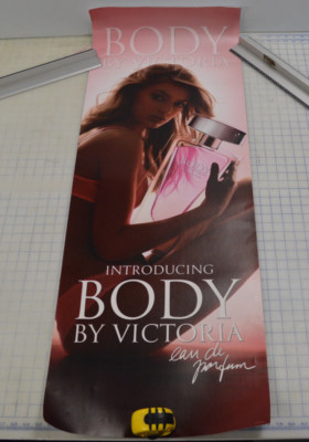 Body by Victoria Victoria's Secret Store Poster Display Bregje Heinen 2012 Rare