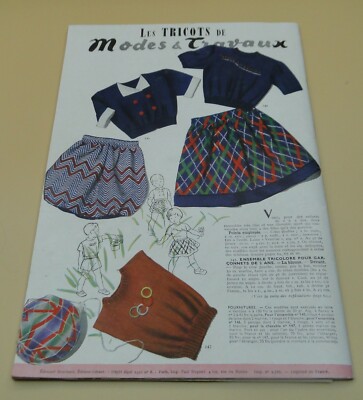 Magazine Modes & Travaux De Mars 1950 - Édition Originale, Très Bon état, Sujet Mode, France