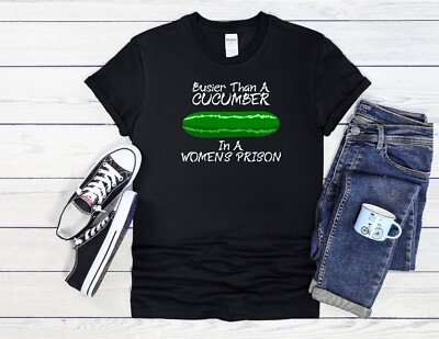 Busier Than A Cucumber In A Damen Herren Damen Unisex T-Shirt Hoodie Baseball 3837