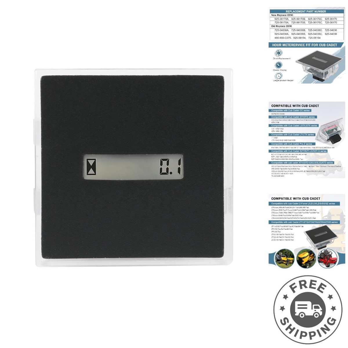 Advanced Hour Meter for Cub Cadet Lawn Tractors - Essential 