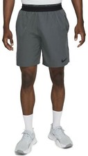 NEW  Nike Men's Gray Dri-Fit Standard Fit Lightweight Training Shorts 87