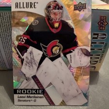 2023-24 Upper Deck Allure Yellow Taxi Hockey Cards ROOKIE LEEVI MERILAINEN