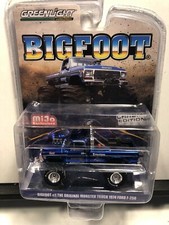 1/64 GREENLIGHT KING OF CRUNCH MONSTER TRUCK 1974 FORD F-250 BIGFOOT #1 CHROME