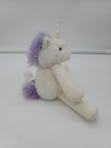 Scentsy Stella the Unicorn Beanie Buddy Clip On Keychain Backpack White Plush 8" - Picture 5 of 10