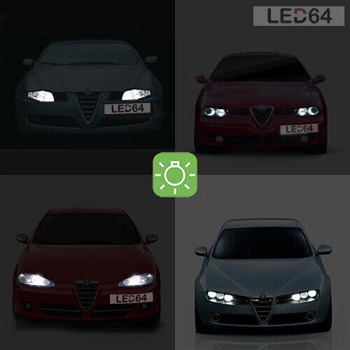 En el nombre raya piel 2 Bombillas Con LED Blanco Luces de Posición/Luces Posición para Alfa Romeo  Gt | eBay