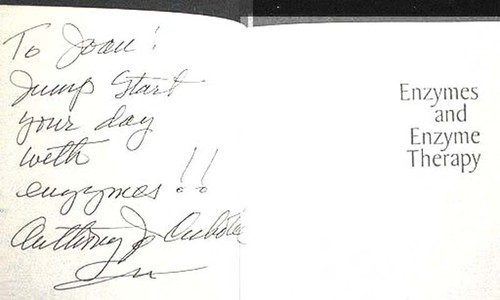 Enzymes & Enzyme Therapy: Lifelong Good Health Anthony J. Cichoke Pbk SIGNED VG+ - Imagen 2 de 2