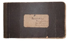 1888-89, MANUSCRIPT MUSIC BOOK, DAUPHIN COUNTY, PENNSYLVANIA, HANDWRITTEN