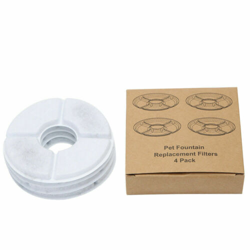 4 filtros de fuente de agua para mascotas para dispensador automático de platos para tazón para gatos - Imagen 3 de 9