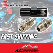 Snow Performance Water Methanol High Flow Inline Check Valve - Quick Connect