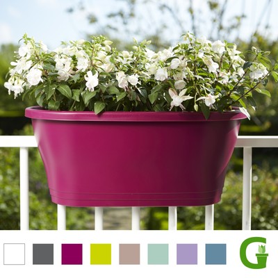 elho corsica flower bridge 60 cm Balkon Gelndertopf Blumenkasten VIELE  FARBEN! | eBay