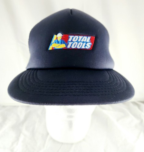 Retro Workwear Trucker Cap Total Tools Dark Blue UNWORN - Picture 1 of 4