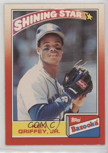 1990 Topps Bazooka Shining Stars Ken Griffey Jr #18 HOF