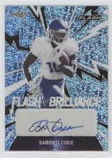 2021 Leaf Flash of Brilliance Platinum Blue 6/35 Damonte Coxie #FB-DC1 Auto nd3