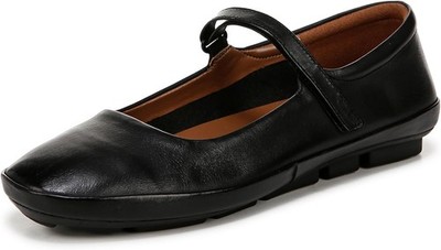 Naturalizer Women's Behold Mary Jane Ballet Flat Black Leather 8M