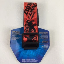 Paper Jamz Guitar Strap Adjustable Band Red Black Cool Style Series 2009 WowWee