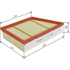 Bosch F 026 400 324 Luftfilter für LAND ROVER DISCOVERY FREELANDER 2 L538 L550