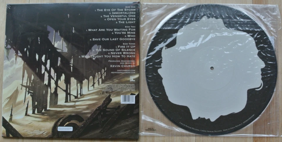 DISTURBED Immortalized 2-LP Gatefold + Believe LP Picture Disc Vinyl - Image 2 of 3