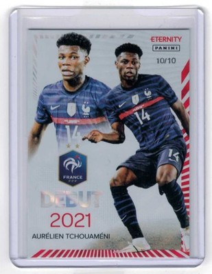 Panini Eternity Blue * Anfang Aurelian Tschuameni * Rot * Nummeriert 10/10