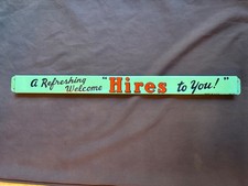 ORIGINAL Vintage Hires Root Beer Door Push