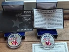 1999 American Eagle Silver $1 Dollar Colorized .999 Bullion Box (2 Available)