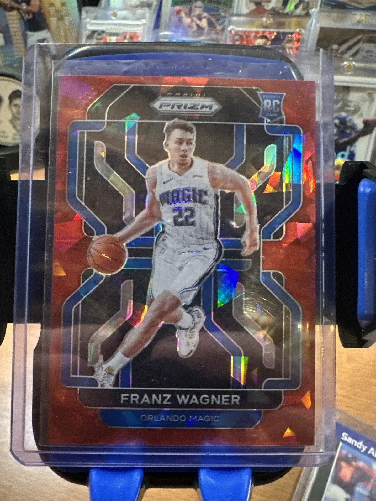 2021-22 Panini Prizm - Franz Wagner #310 Red Ice Prizm (RC)