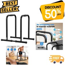 Alloy Steel Dip Stand - Comfort Grip & Adjustable Height for Total Body Workout