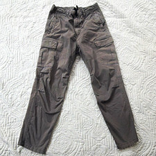 H&M Men s Gray Regular Fit Cargo Pants Size S...