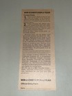 Vintage 1981 Pittsburgh Penguins Bumper Sticker & Chevy Contest Entry Form RARE — photo 4