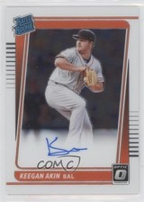 2021 Panini Donruss Optic Rated Rookie Signatures Keegan Akin #RRS-KA Auto 0z5z
