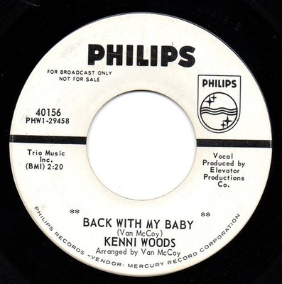 Kenni Woods - Back With My Baby / Do You Really Love Me, 7'', (Vinyl)