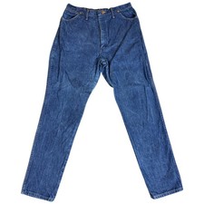 Vintage Wrangler Womens 12MWZG Blue Jeans USA Made Cowboy 17/18x32 Measure 38x32
