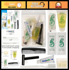 24 Hygiene Kits - Bulk Wholesale Toiletry Kits for Men Women, Travel Charity