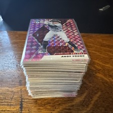 2021 & 2022 Panini Mosaic Baseball 100 Card Lot Pink Camo Prizm McGwire Olson 