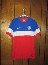 Nike 2014 World Cup USA USMNT Away Authentic Team Jersey Kit Medium M Bomb Pop