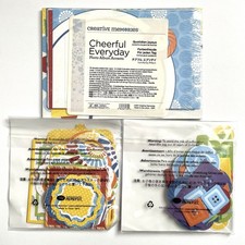 Creative Memories Cheerful Photo Album Accents Paper Buttons and Flowers 3 pks