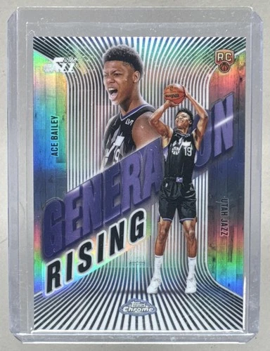 2025 Topps Chrome Ace Bailey Refractors (RAW)