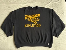 Vintage 90’s Russell Athletic Towson University Athletics Sweatshirt USA XL