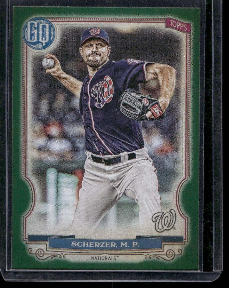 2020 Topps Gypsy Queen #166 Max Scherzer Green