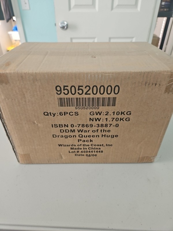 Dungeons And Dragons Miniatures DDM War Of The Dragon Queen Sealed Booster Case