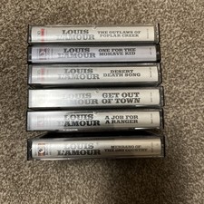 Collection Of Louis L Amour Audio Books - 15 Cassettes 19 Stories