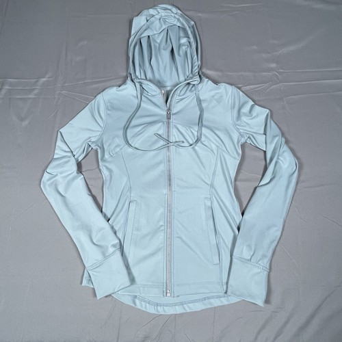 Love Tree Athletic Hoodie Zip Jacket Teal Small Athleisure Sporty Light