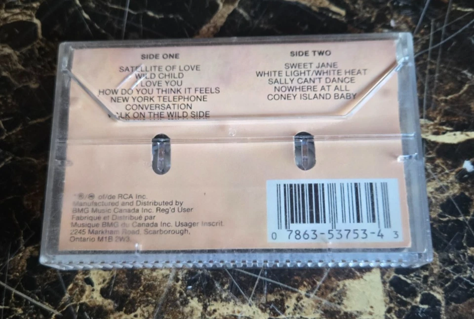 Lou Reed Walk On The Wild Side The Best Of Lou Reed cassette - Image 2 of 3