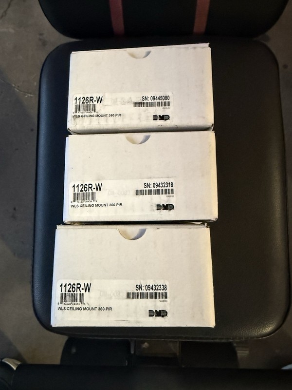 DMP 1126R-W WLS Ceiling Mount 360 PIR Motion Detector