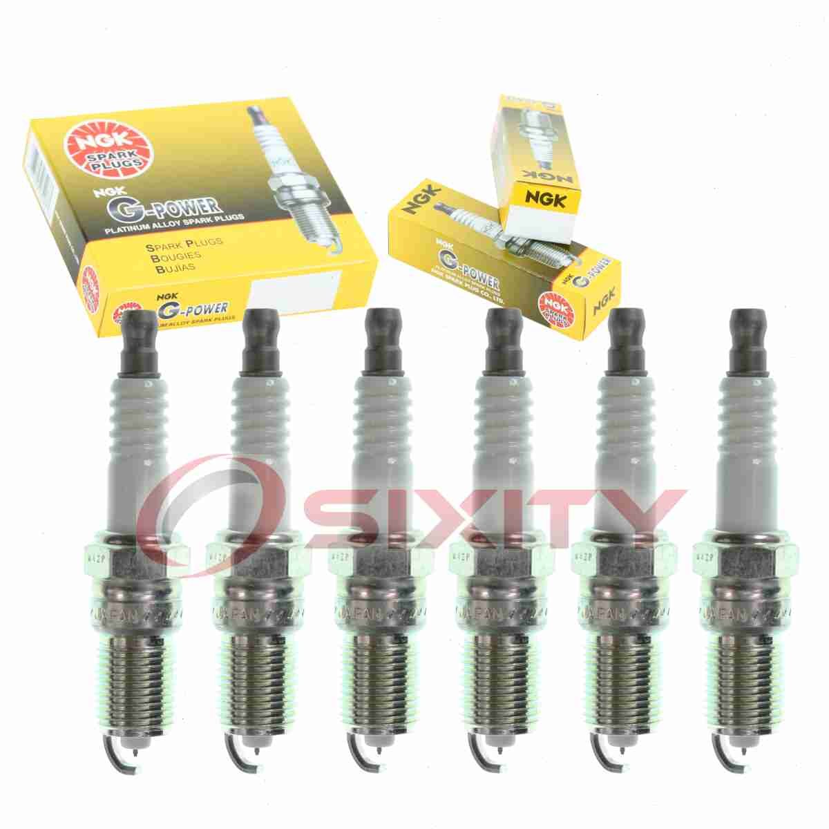 6 pc NGK G-Power Spark Plugs for 1997-2002 GMC Savana 3500 4.3L V6 Ignition wp