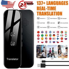 137 Languages Real-Time Translator Device WiFi Two-Way Instant Offline Translate