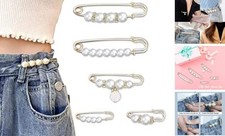 Fashion Pearl Brooch, Sweater Shawl Pearl Pin, Elegant and Fashionable, White