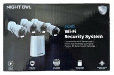 Night Owl 8-Channel 2K WiFi Security System 64GB Recorder 4 Plug-In Spotlight