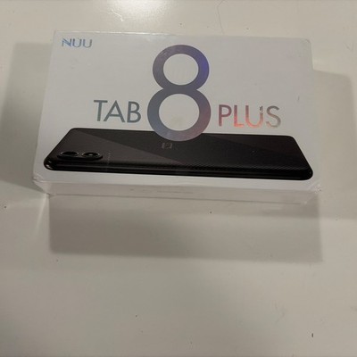 NUU Tab 8 Plus Tablet (Black) Brand New Sealed In Box