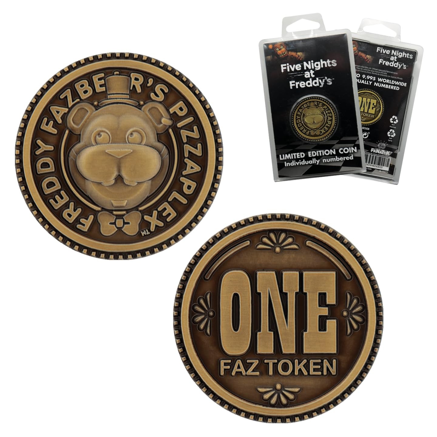 Five Nights at Freddy's Limited Edition One Faz Collectible Metal Token