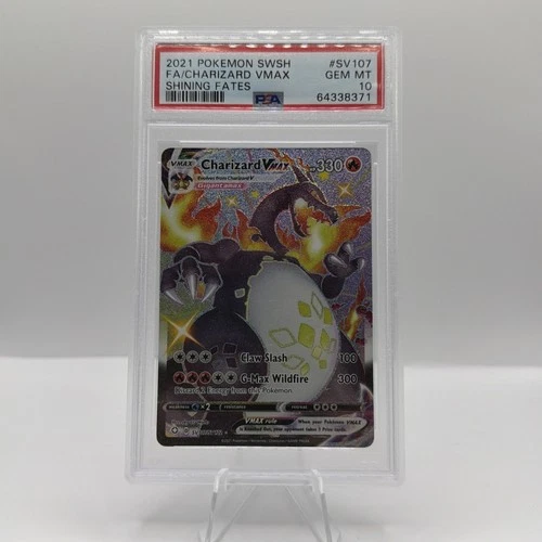 Pokemon Charizard Vmax Shining Fates SV107/072 PSA 10 Gem Mint